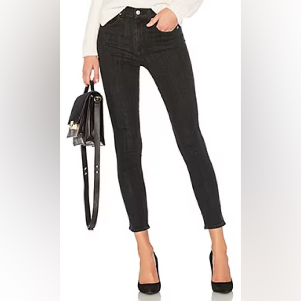 Rag and Bone High Rise Skinny Jeans